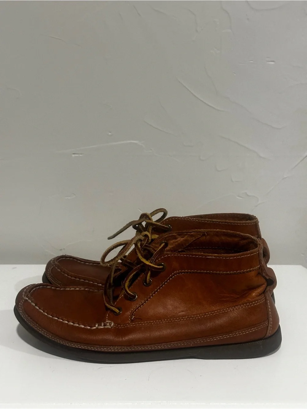 Sperry Top-Sider Leather Chukka Boat Shoes Men’s 8.5 Made In USA Heritage